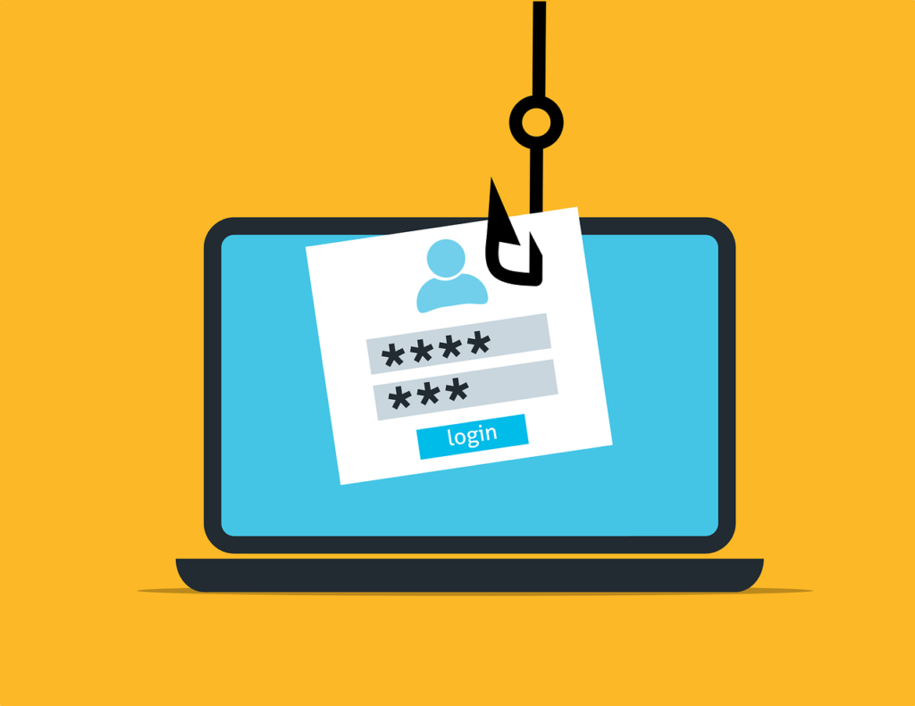 private information can be attacked from phishing, virus or spammy softwares